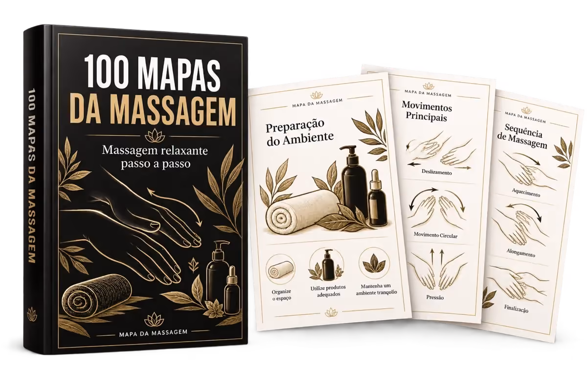 +100 Mapas Visuais Massagem
