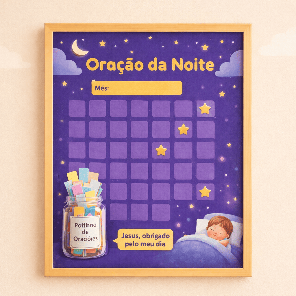 Quadrinho Interativo da Rotina da Oração