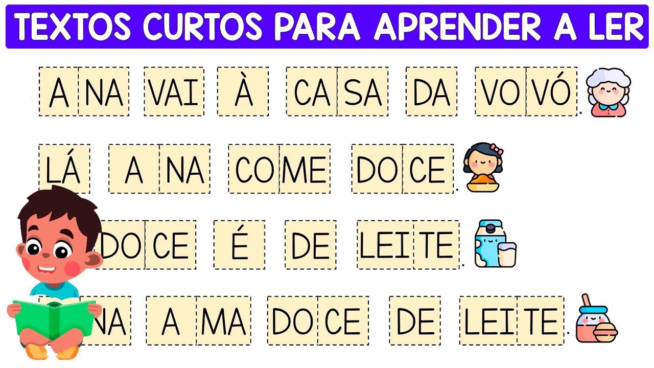 KITS DE TEXTINHOS CURTOS CRIATIVOS