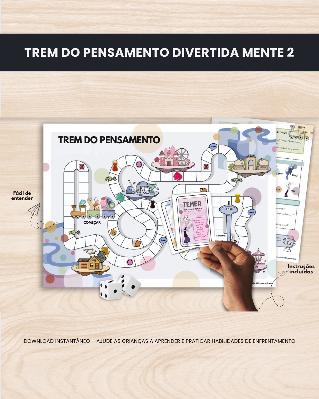 Jogo Tabuleiro Divertidamente 2
