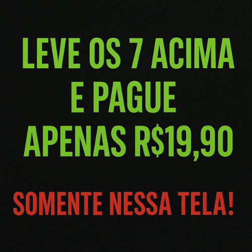 MEGA DESCONTO EXCLUSIVO