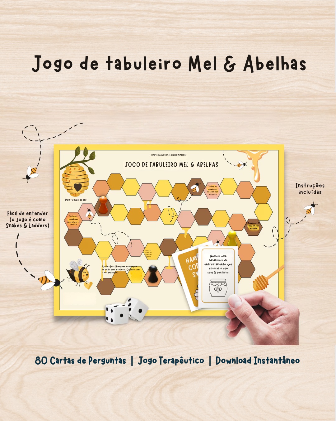Jogo Terapêutico Mel & Abelhas