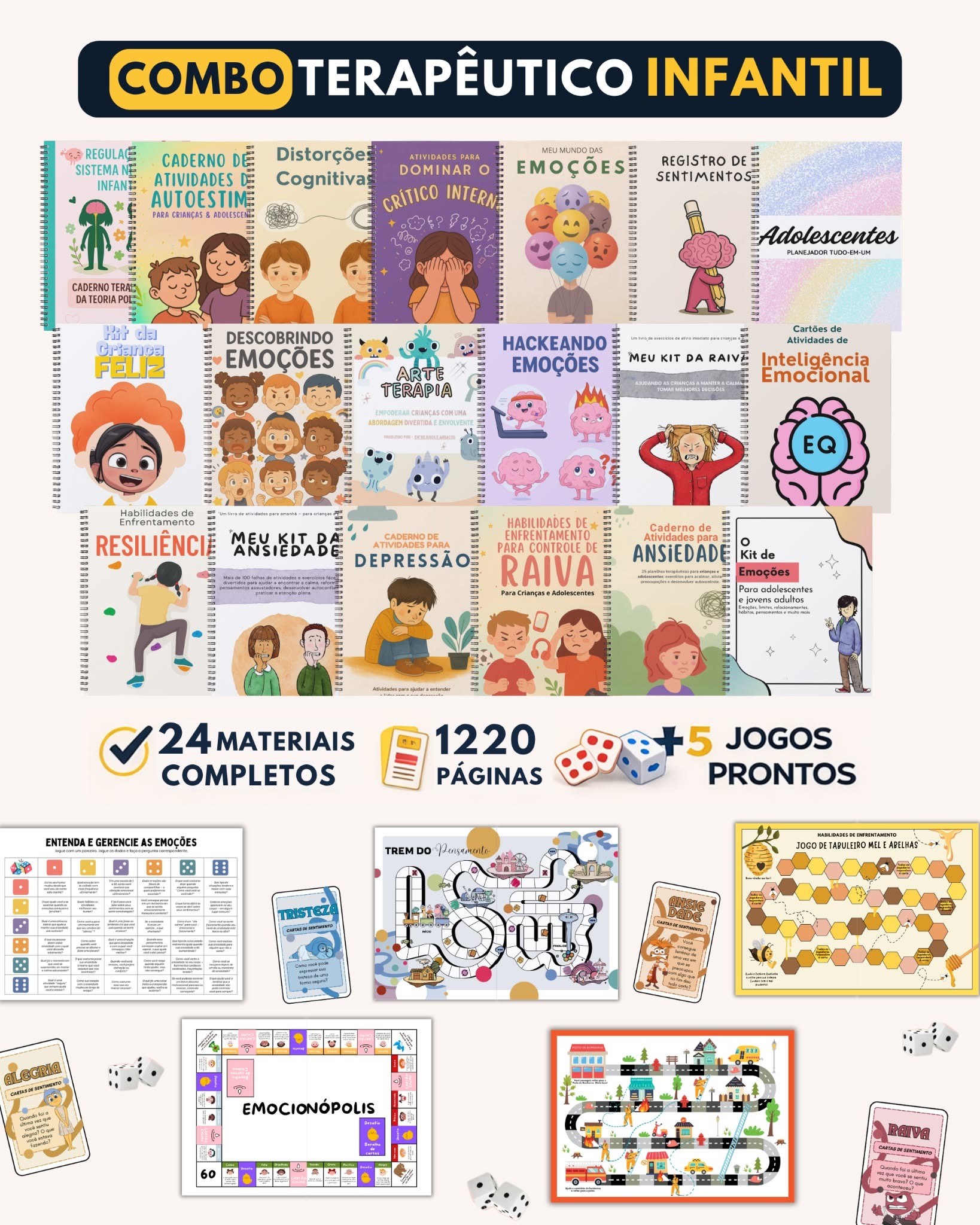 Combo Terapêutico Infantil para Revenda 
