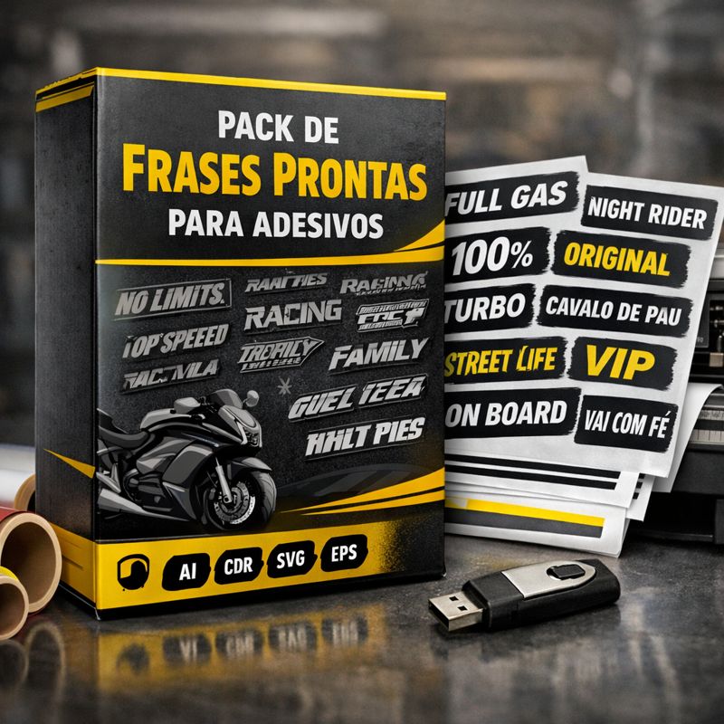 Pack de Frases Prontas para Adesivos