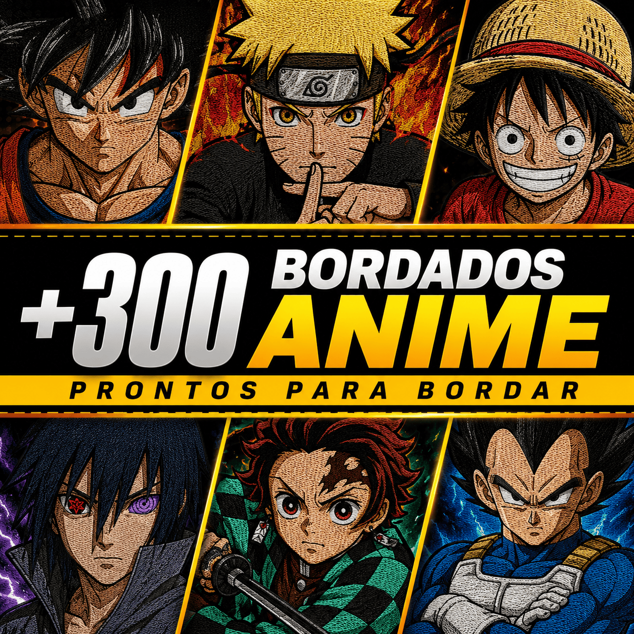 +150 BORDADOS ANIME EXTRAS 