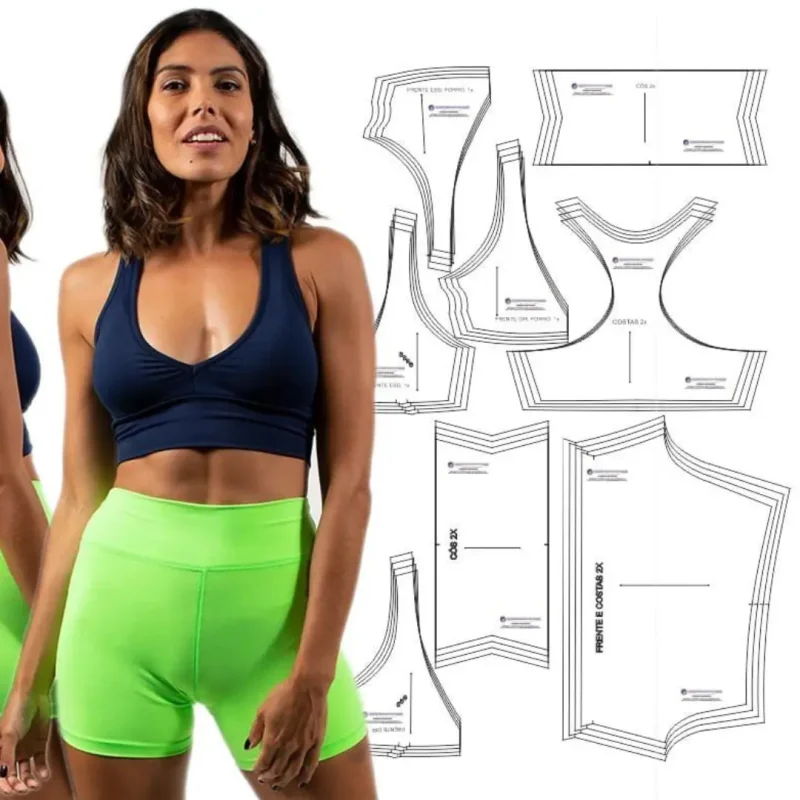 70 Moldes Roupa Fitness