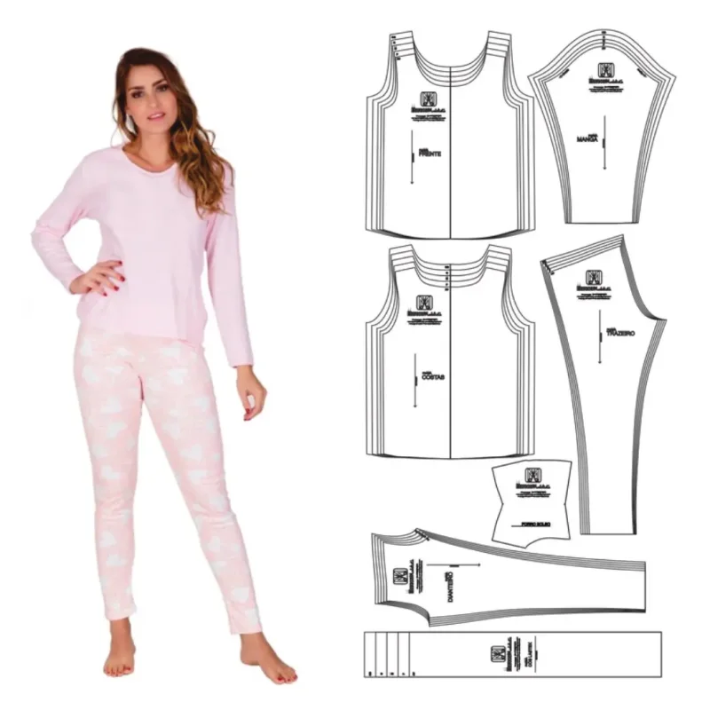 70 Moldes de Pijamas