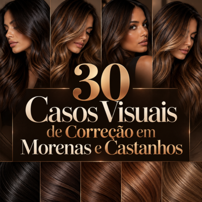 30 Casos Visuais de Correção em Morenas 
