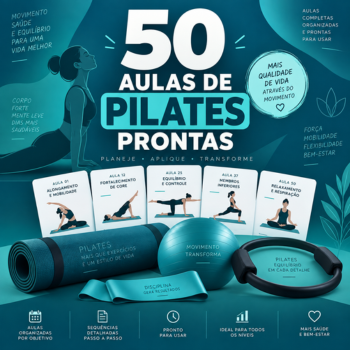 50 Aulas de Pilates Prontas