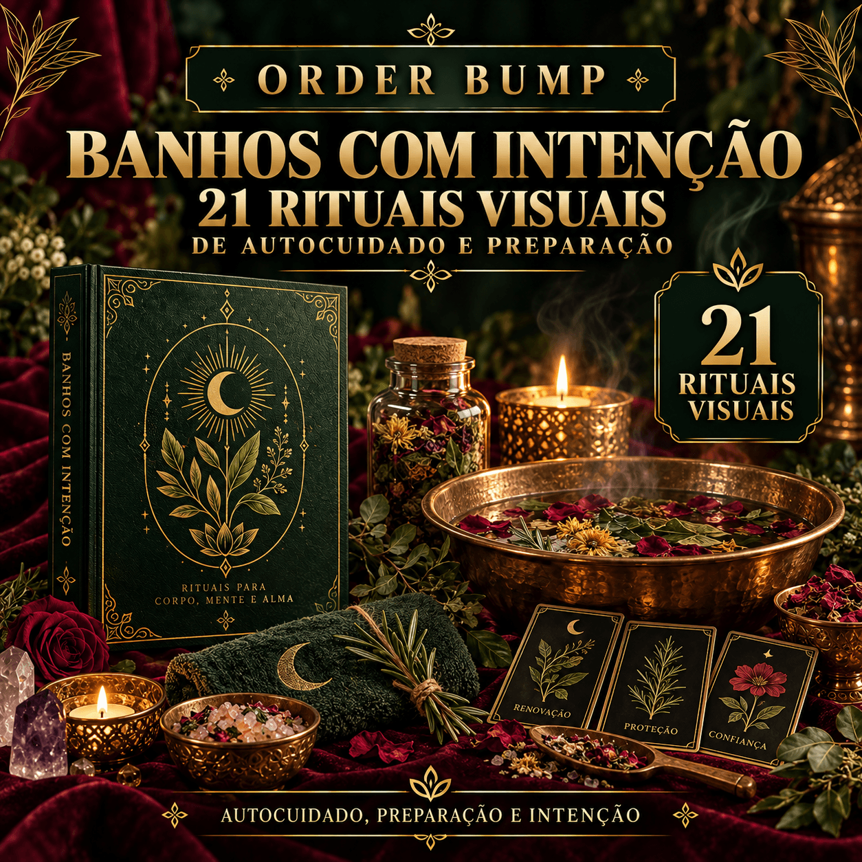 BANHOS COM INTEÇÃO - 21 RITUAIS