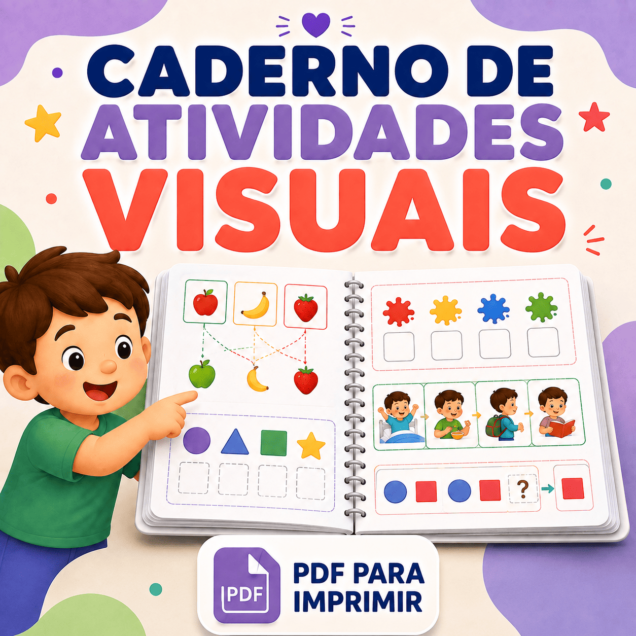 Caderno de Atividades Visuais