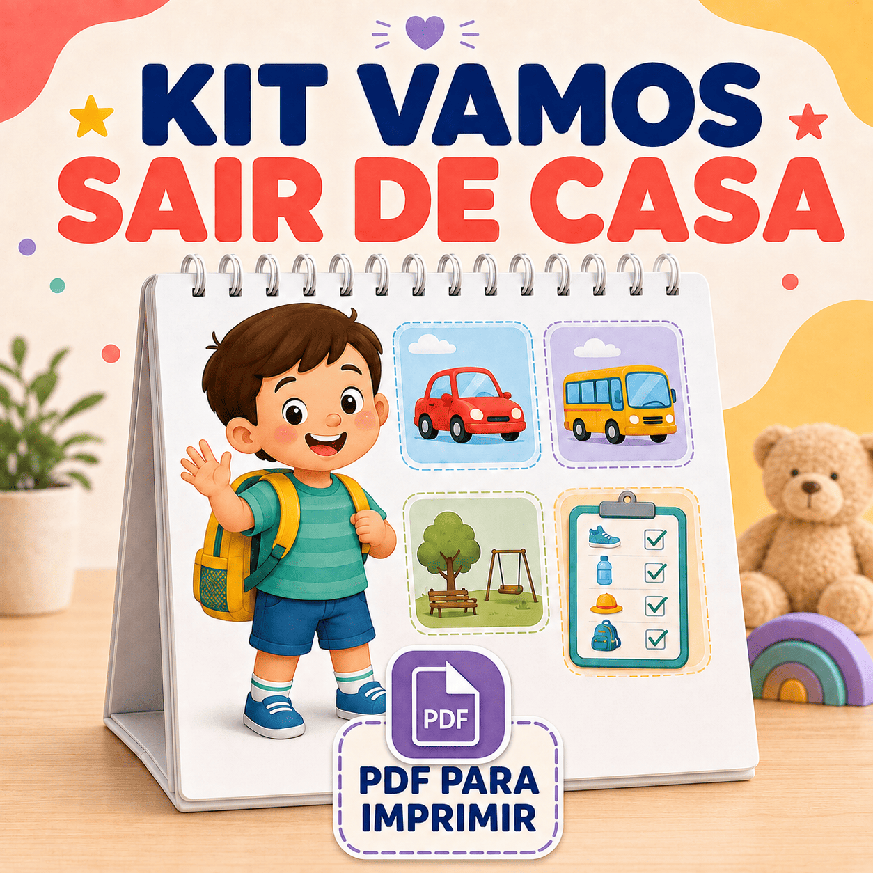 Kit Vamos Sair de Casa