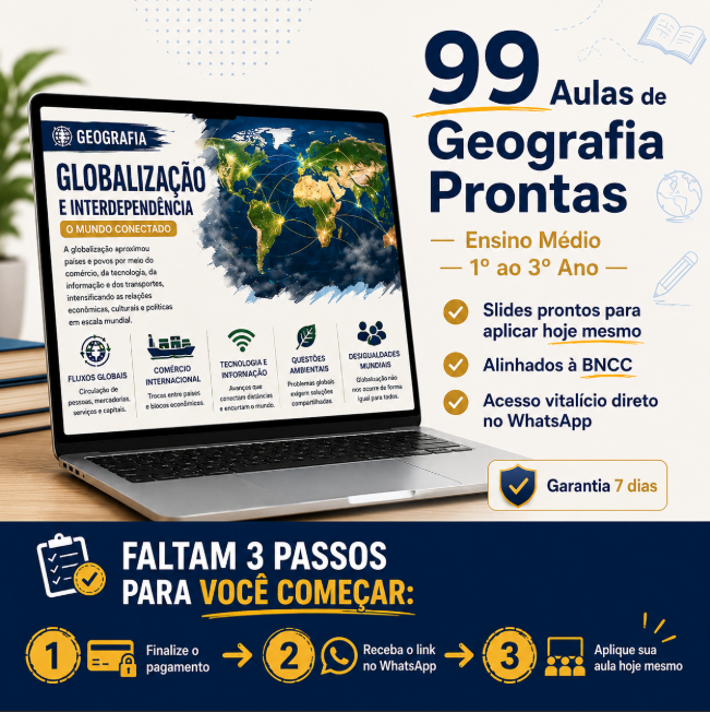Aulas Prontas de Geografia Ensino Médio