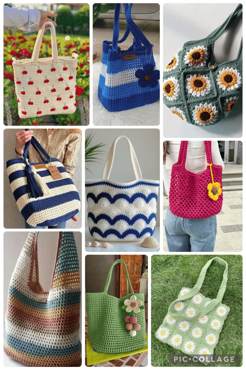 +50 Modelos de Bolsas de Crochê