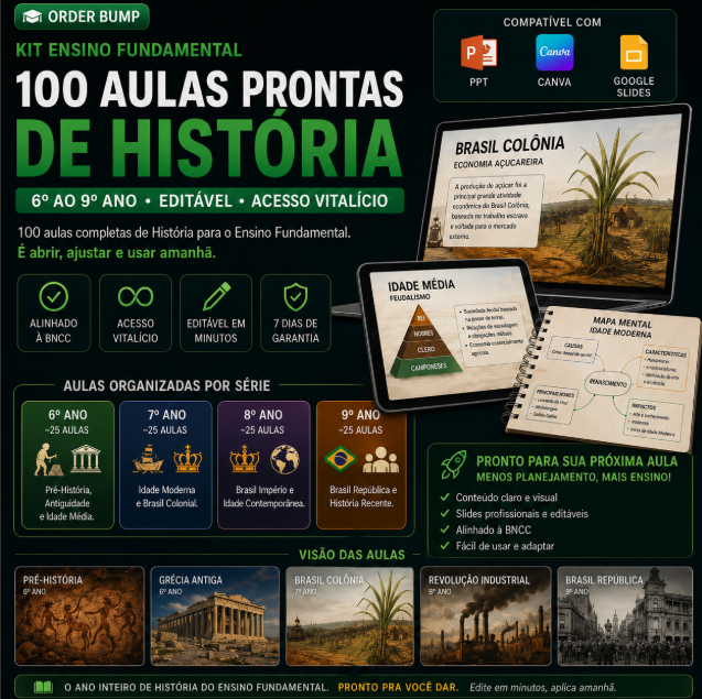 +100 Aulas de Historia Ensino Fund. II