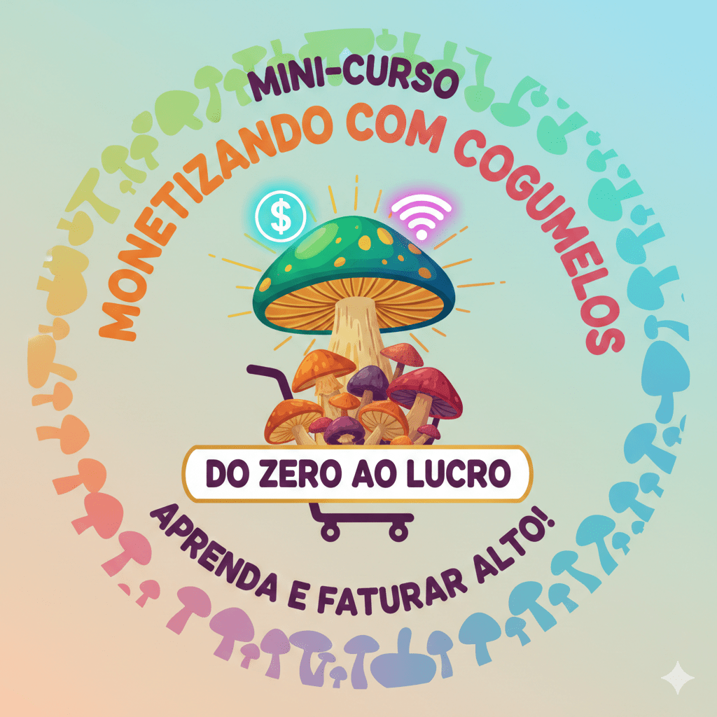 Mini-curso Monetizando com Cogumelos