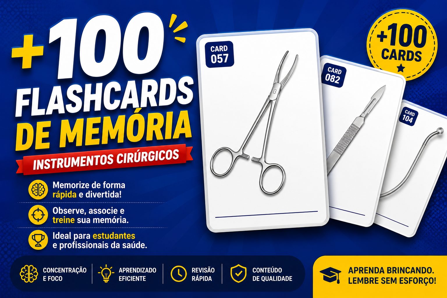 +100 Flashcards Memoria 