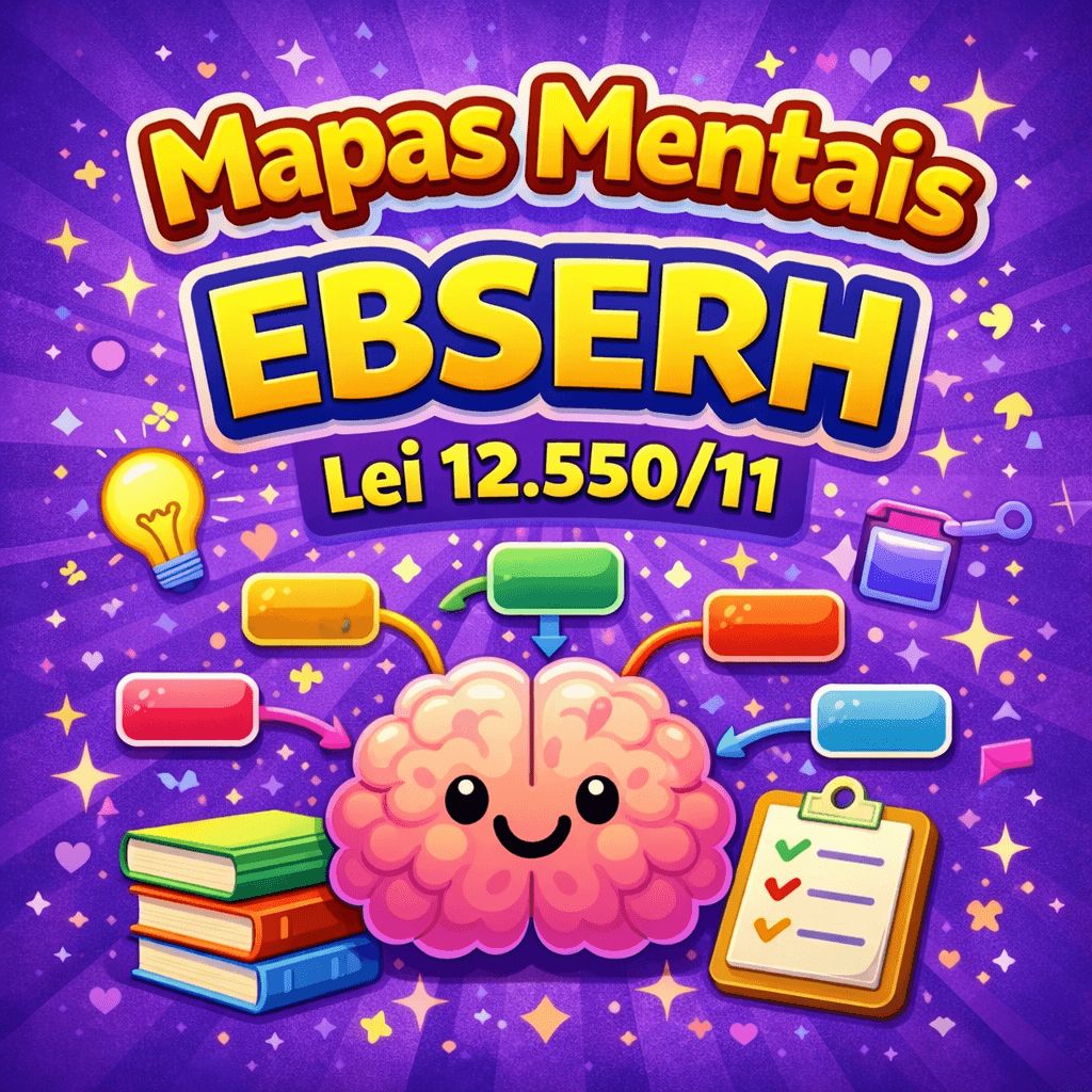 Mapas Mentais EBSERH: Lei 12.550/11