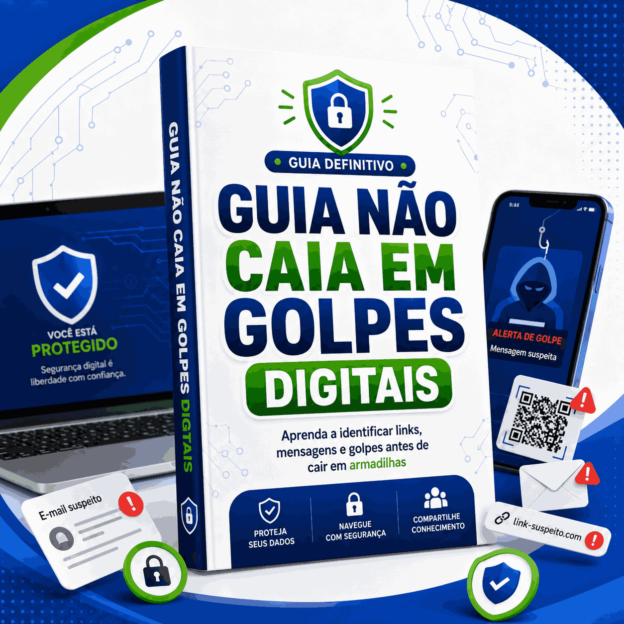 Guia Não Caia em Golpes Digitais