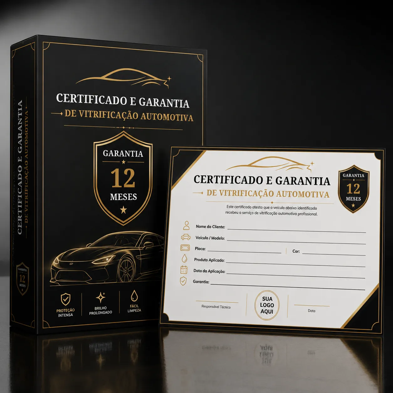 Certificado e Garantia de Vitrificação