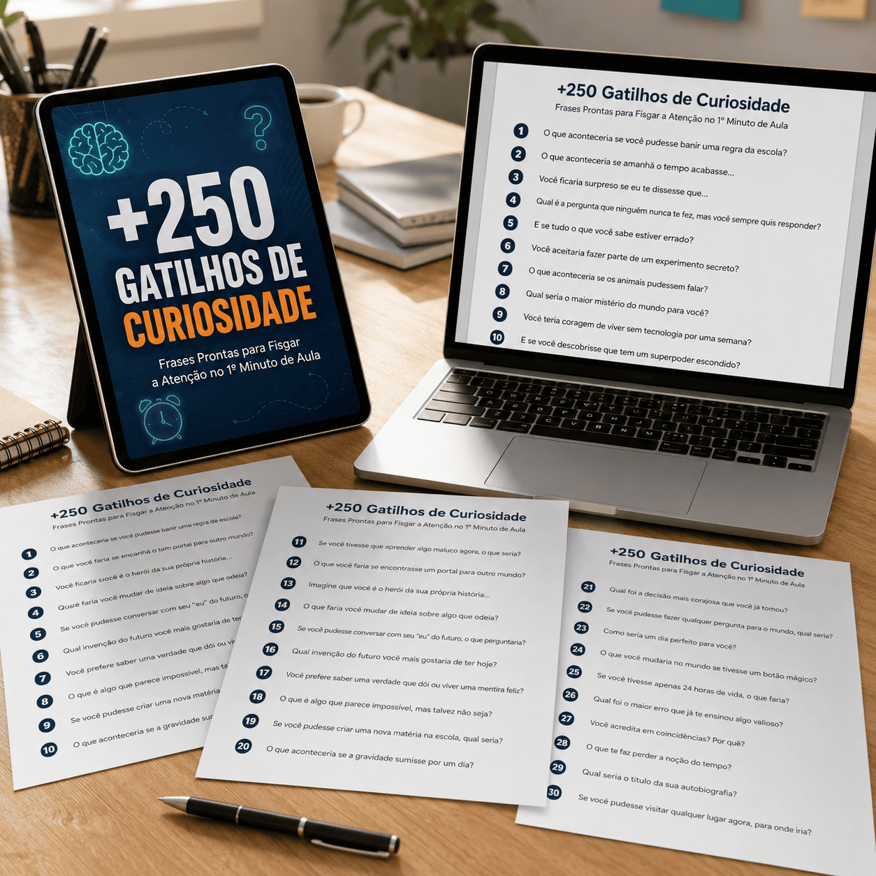 +250 Gatilhos de Curiosidade
