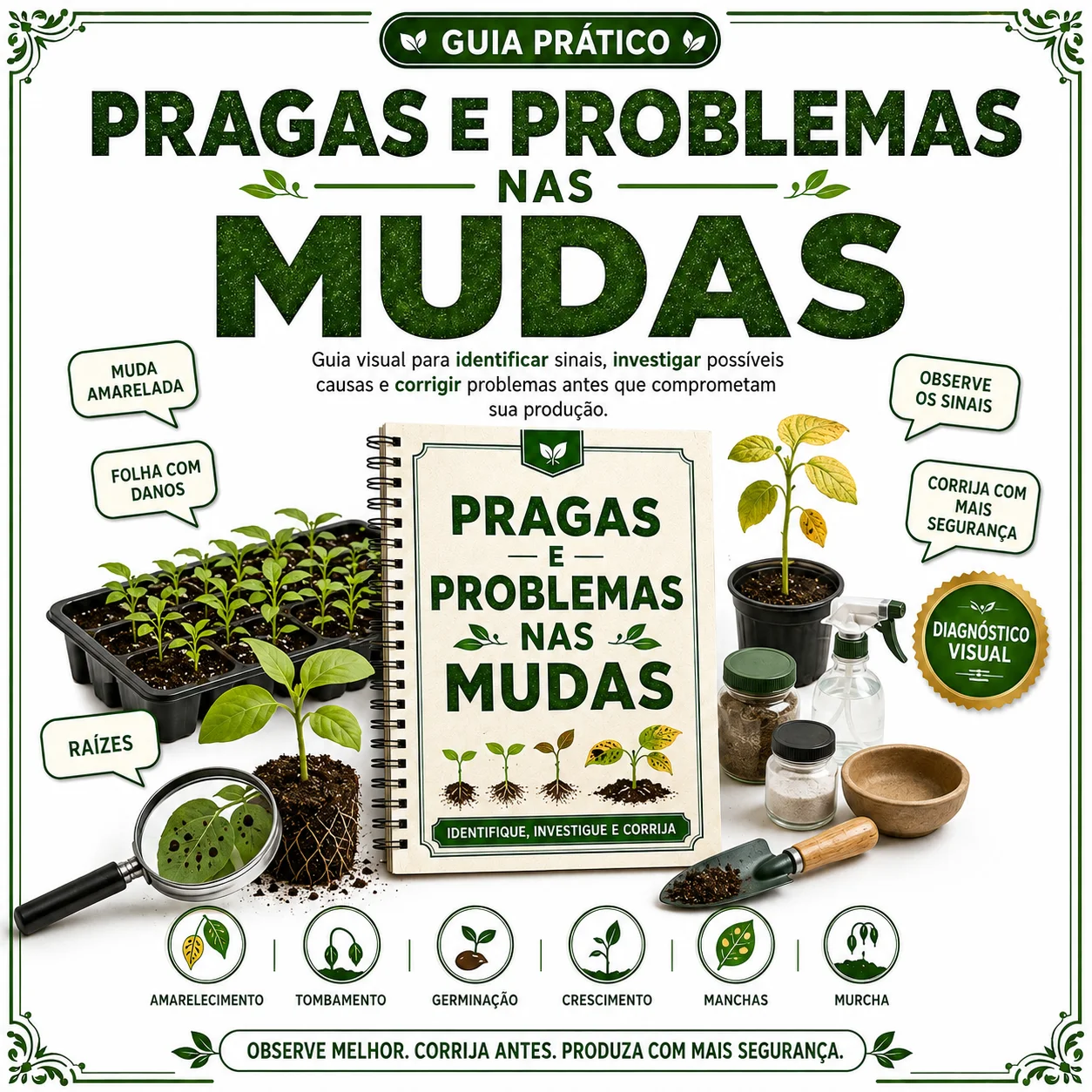 Pragas e Problemas nas Mudas