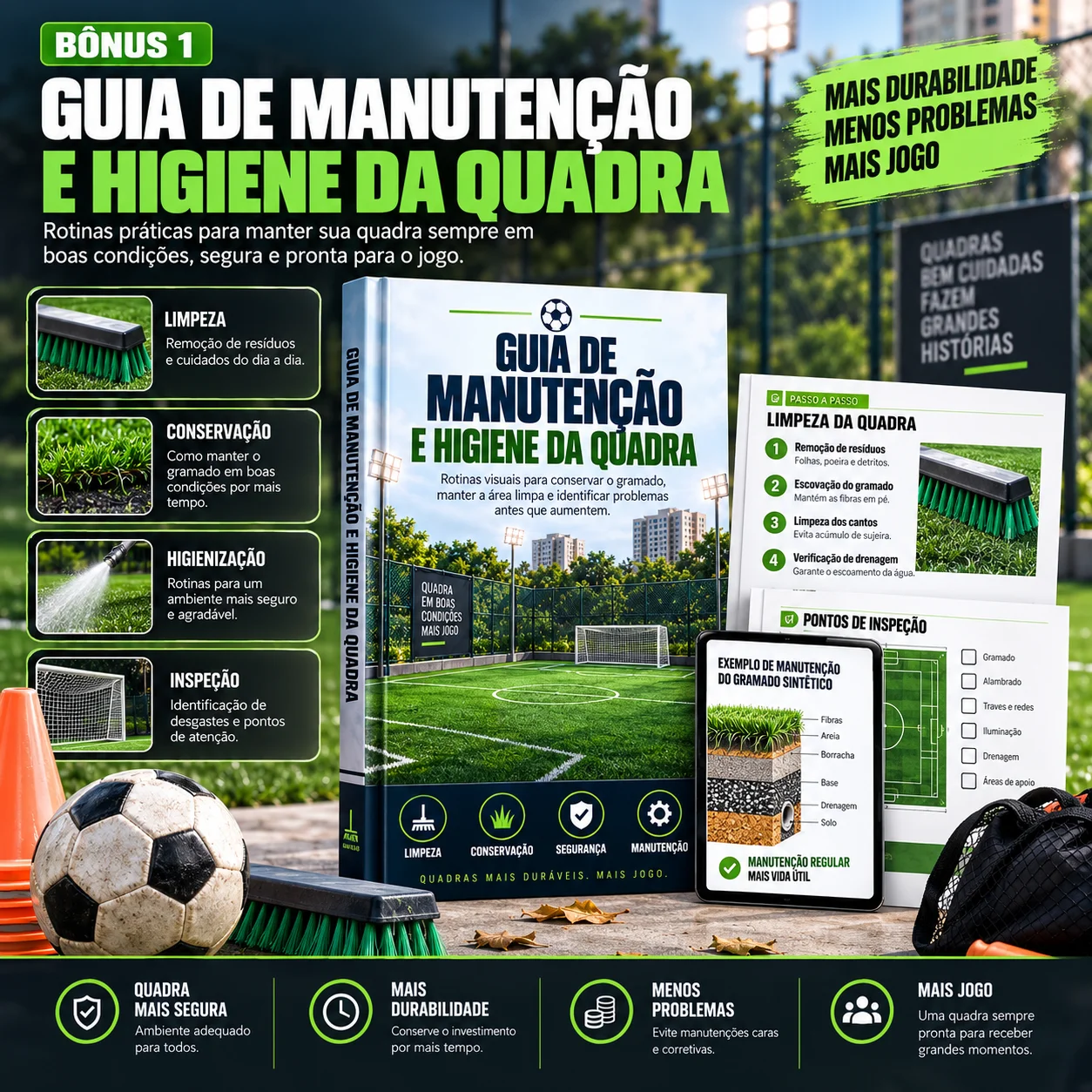 GUIA DE MANUTENÇÃO E HIGIENE FUTEBOL SOC