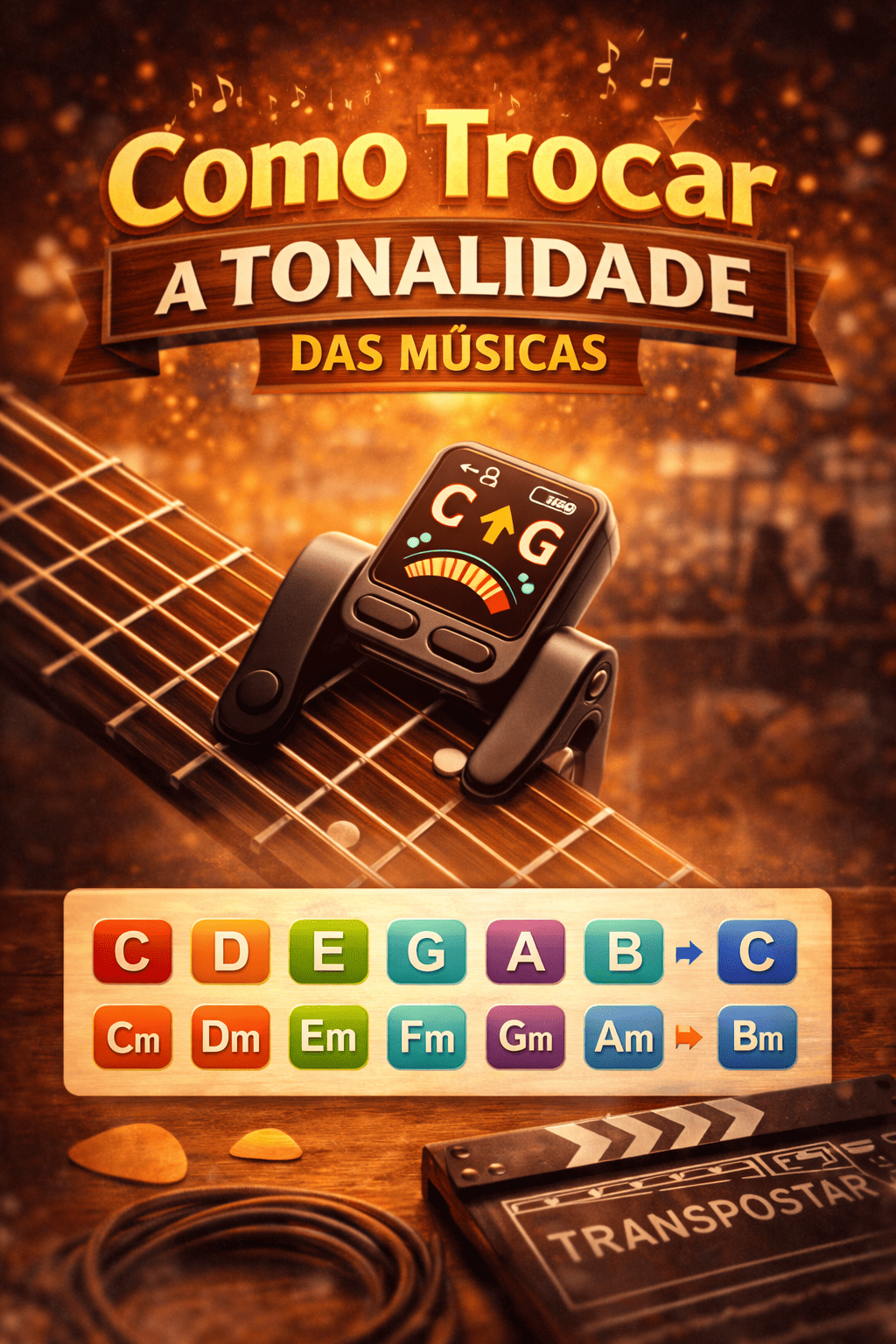 Guia: Como trocar tonalidade das musicas