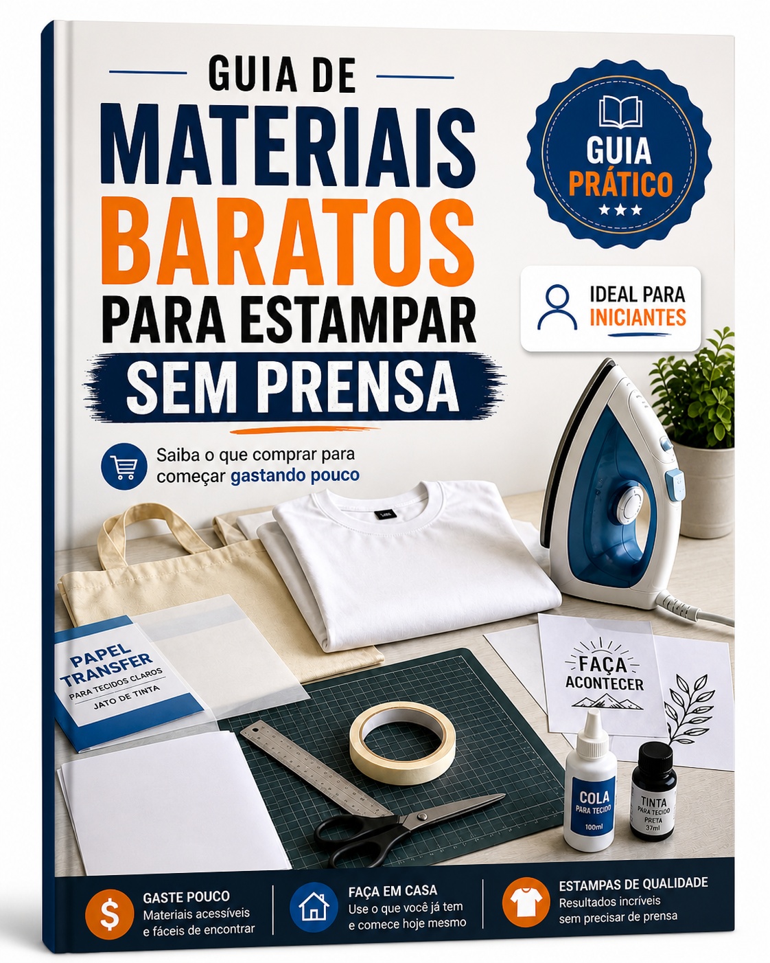 Guia de Materiais Baratos para Estampar 