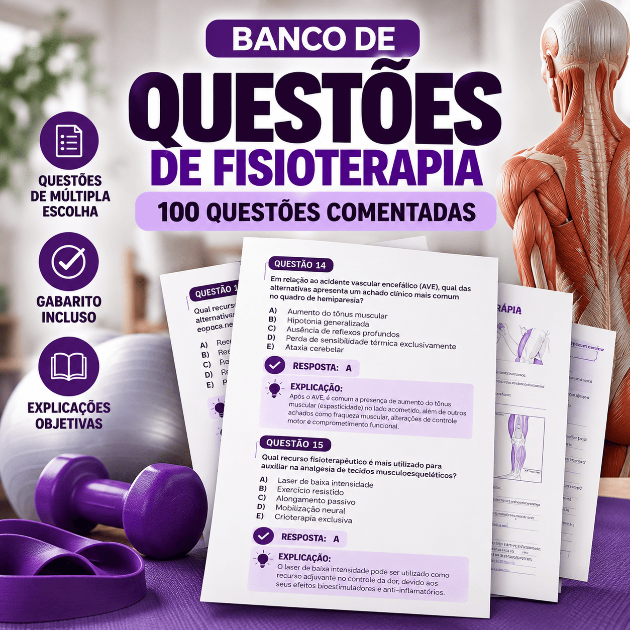Pack de Questões: Fisioterapia