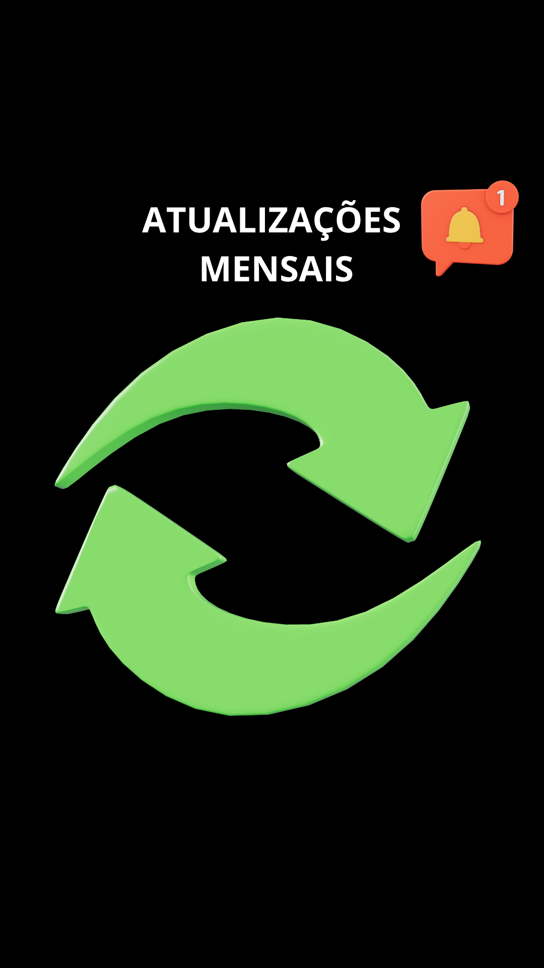 Atualizações mensais