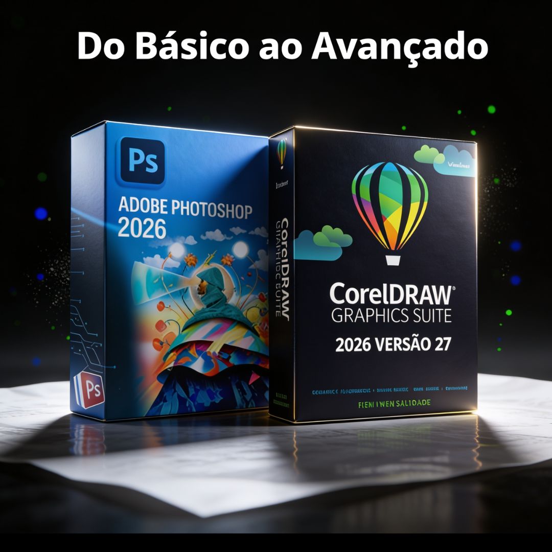 Dominando o Coreldraw e Photoshop 2026