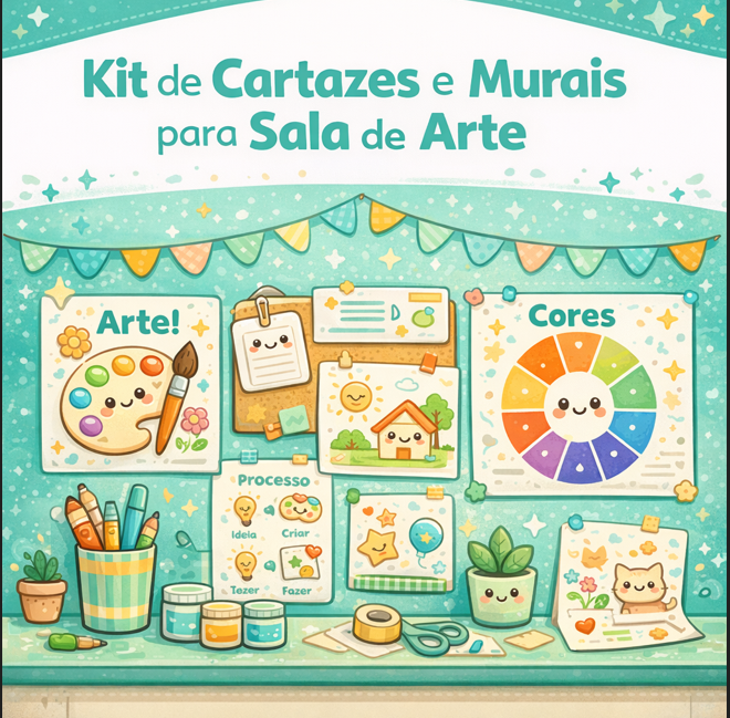Kit de Fechamento de Aula de Arte