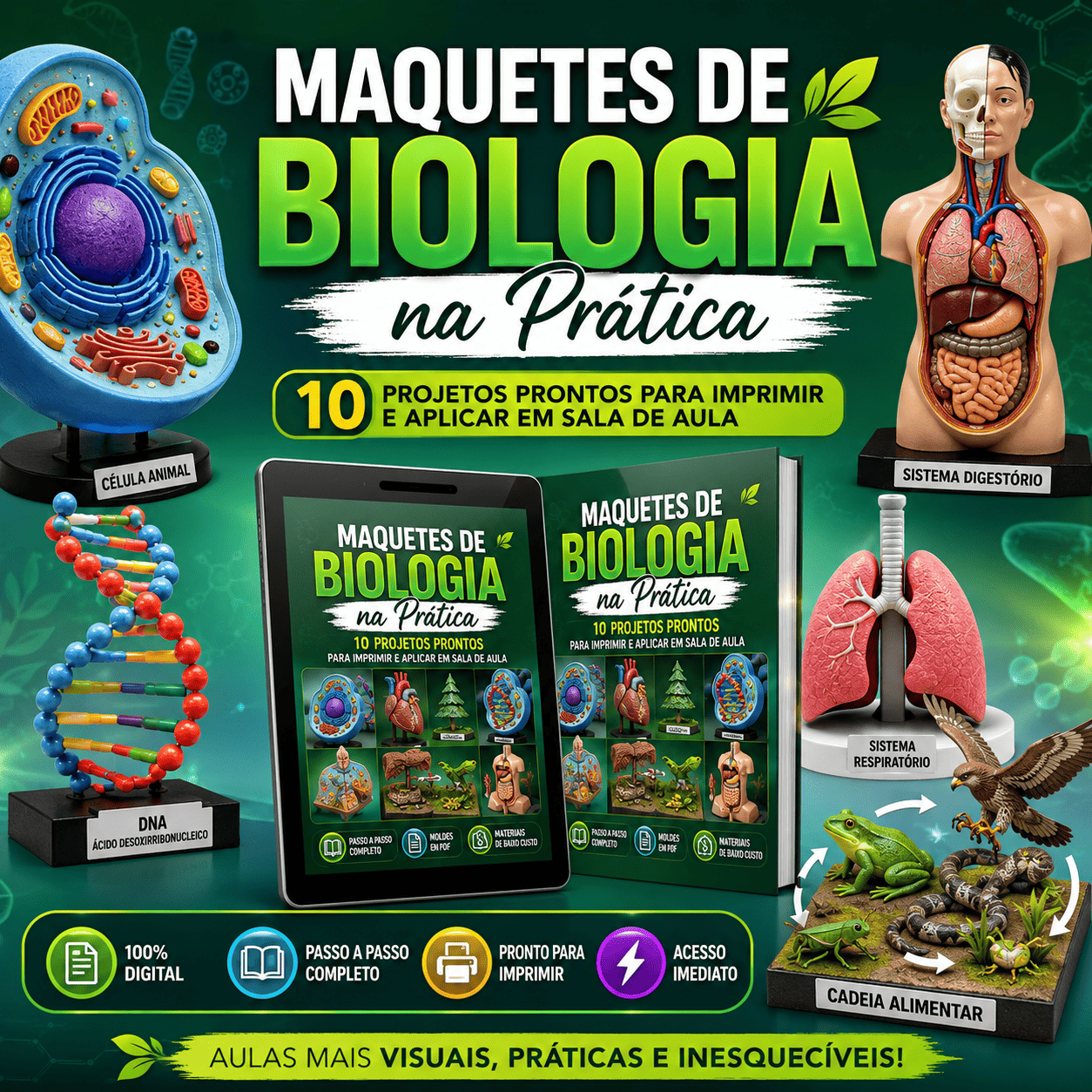 Maquetes de Biologia