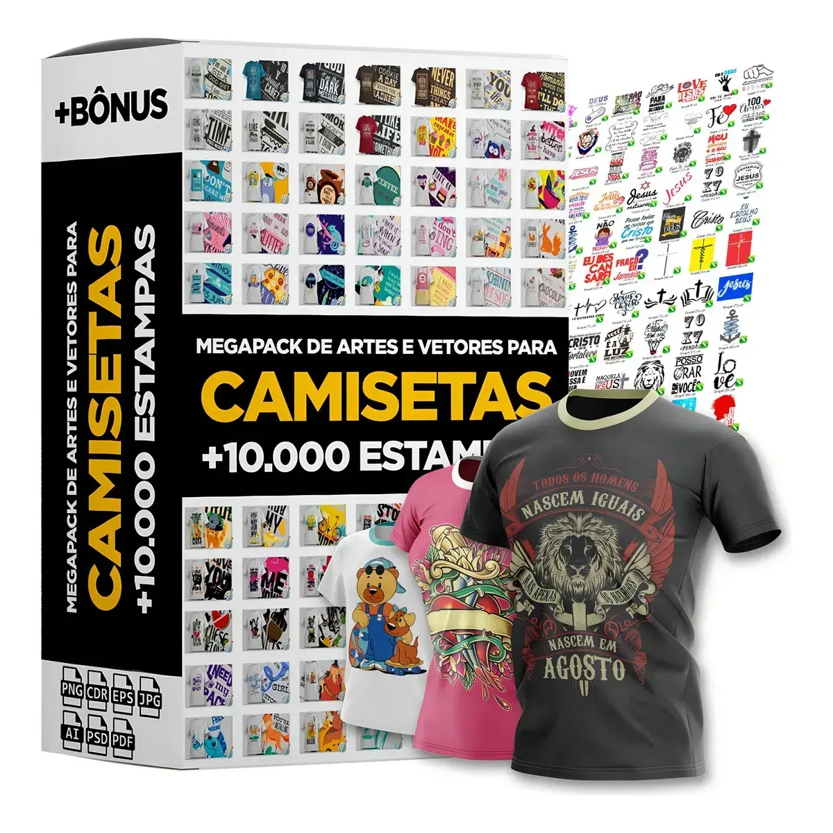 +10.000 Estampas de Camisetas