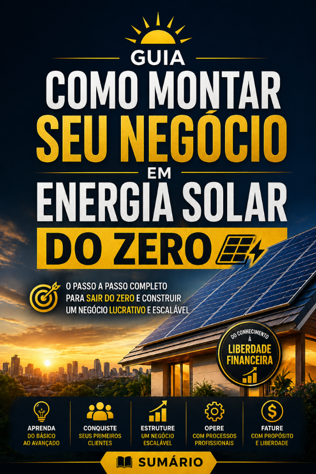 Guia Como Montar Seu Negócio em Energia 