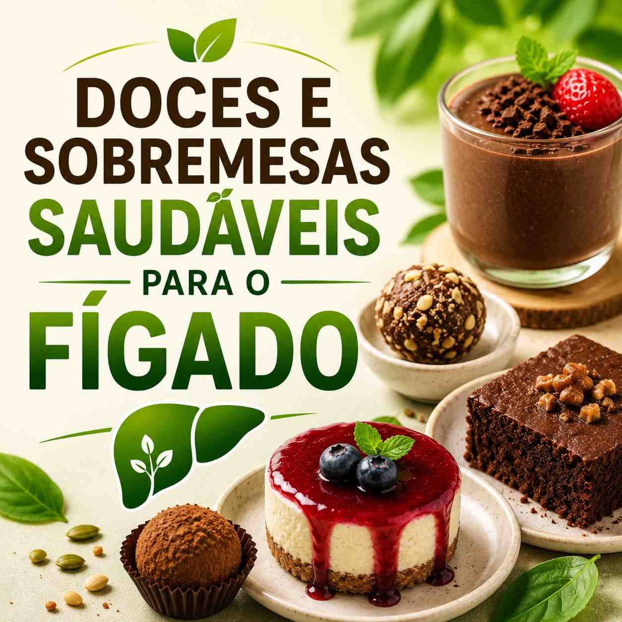 Doces e Sobremesas Amigos do Fígado