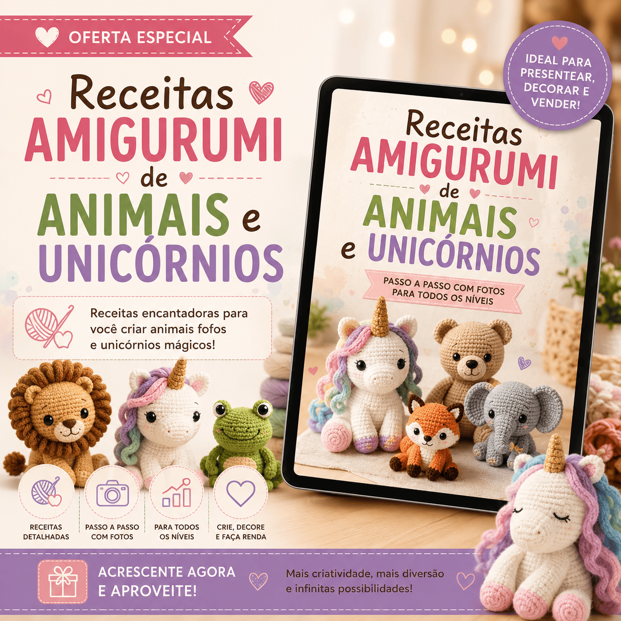 Receitas de Animais e Unicórnios 