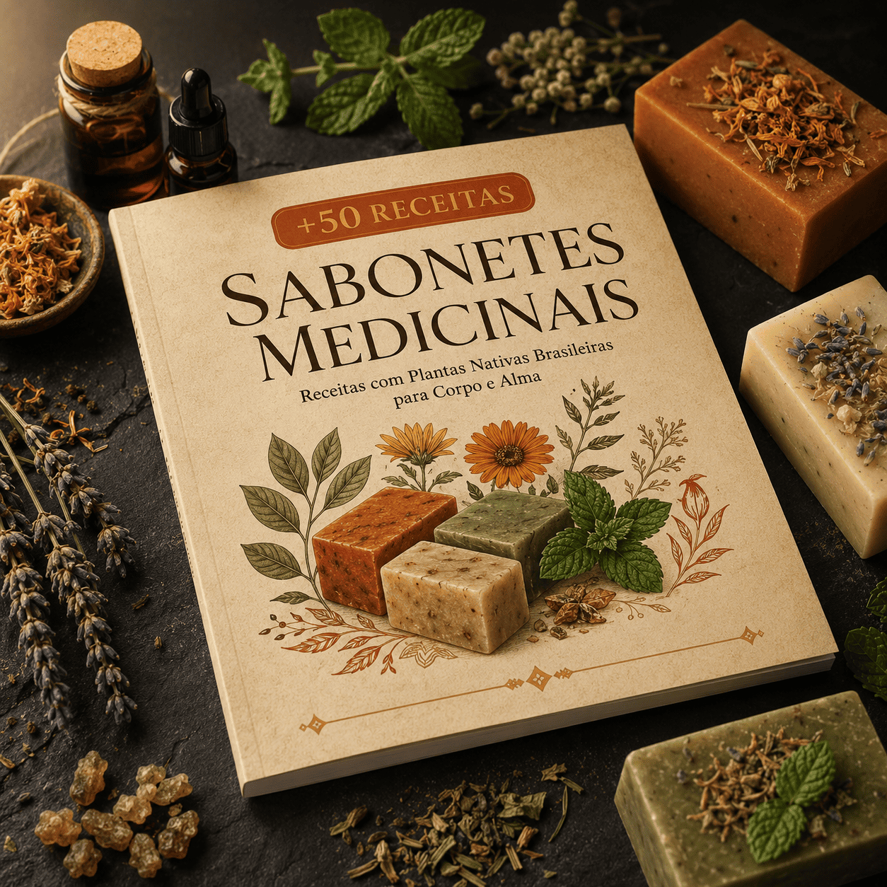 +50 Receitas de Sabonetes Medicinais