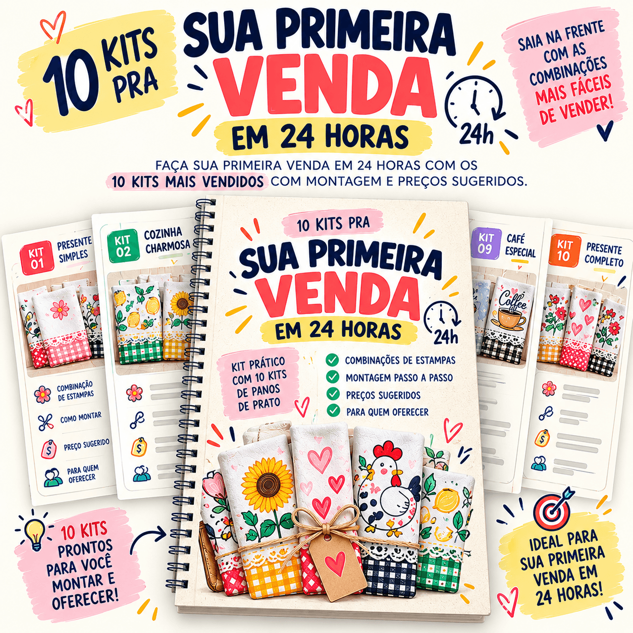 10 Kits pra Sua venda em 24 horas