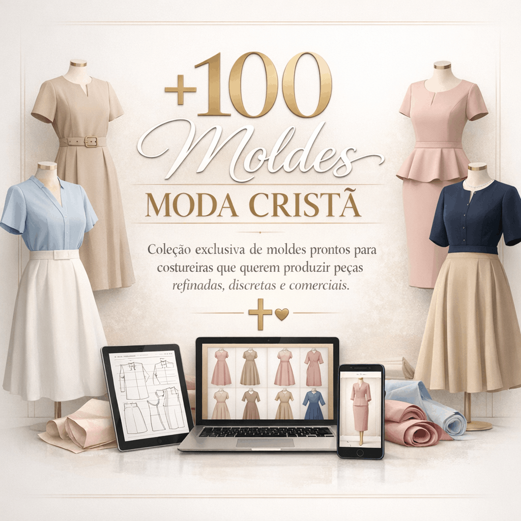 +100 MOLDES MODA CRISTÃ