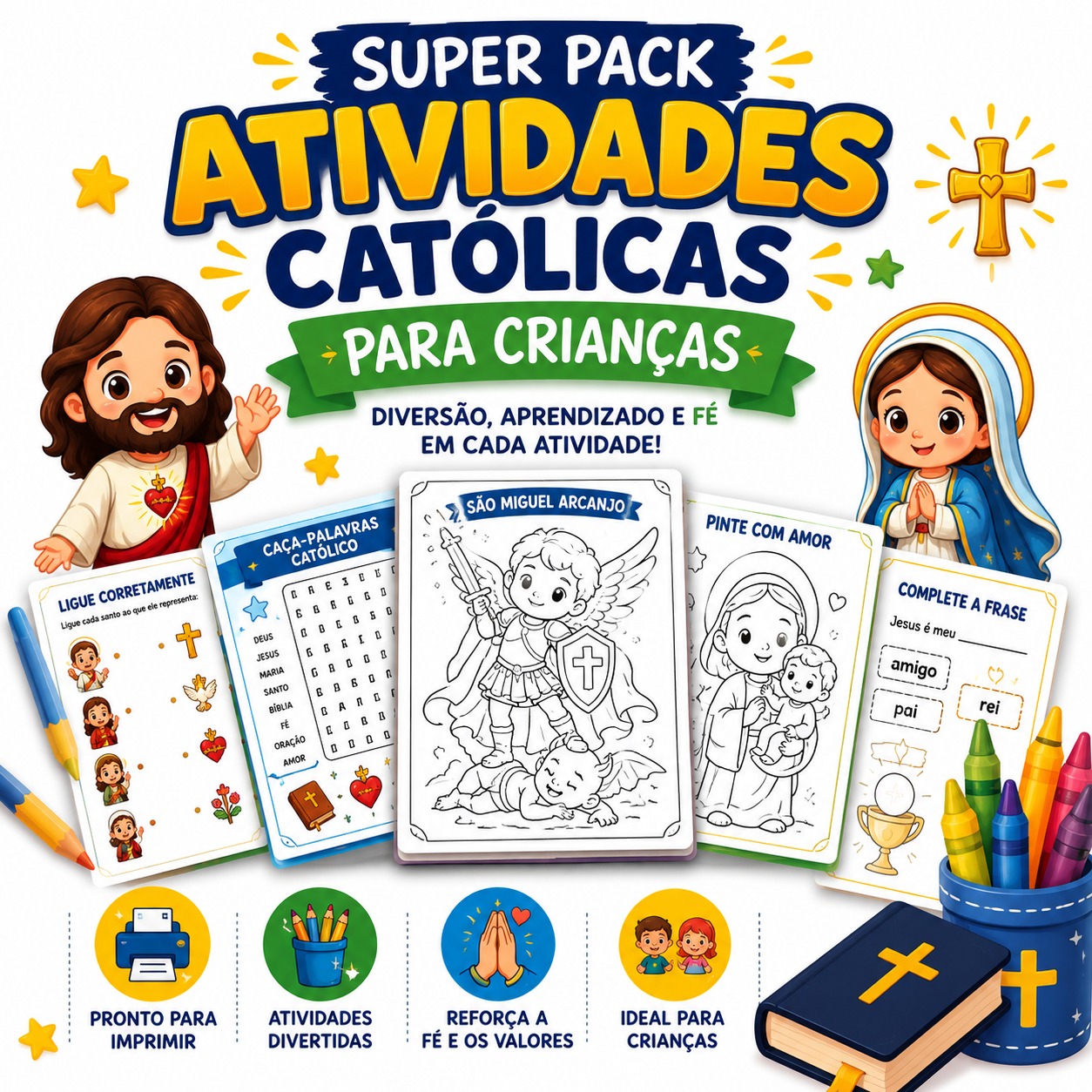Super Pack de Atividades Católicas