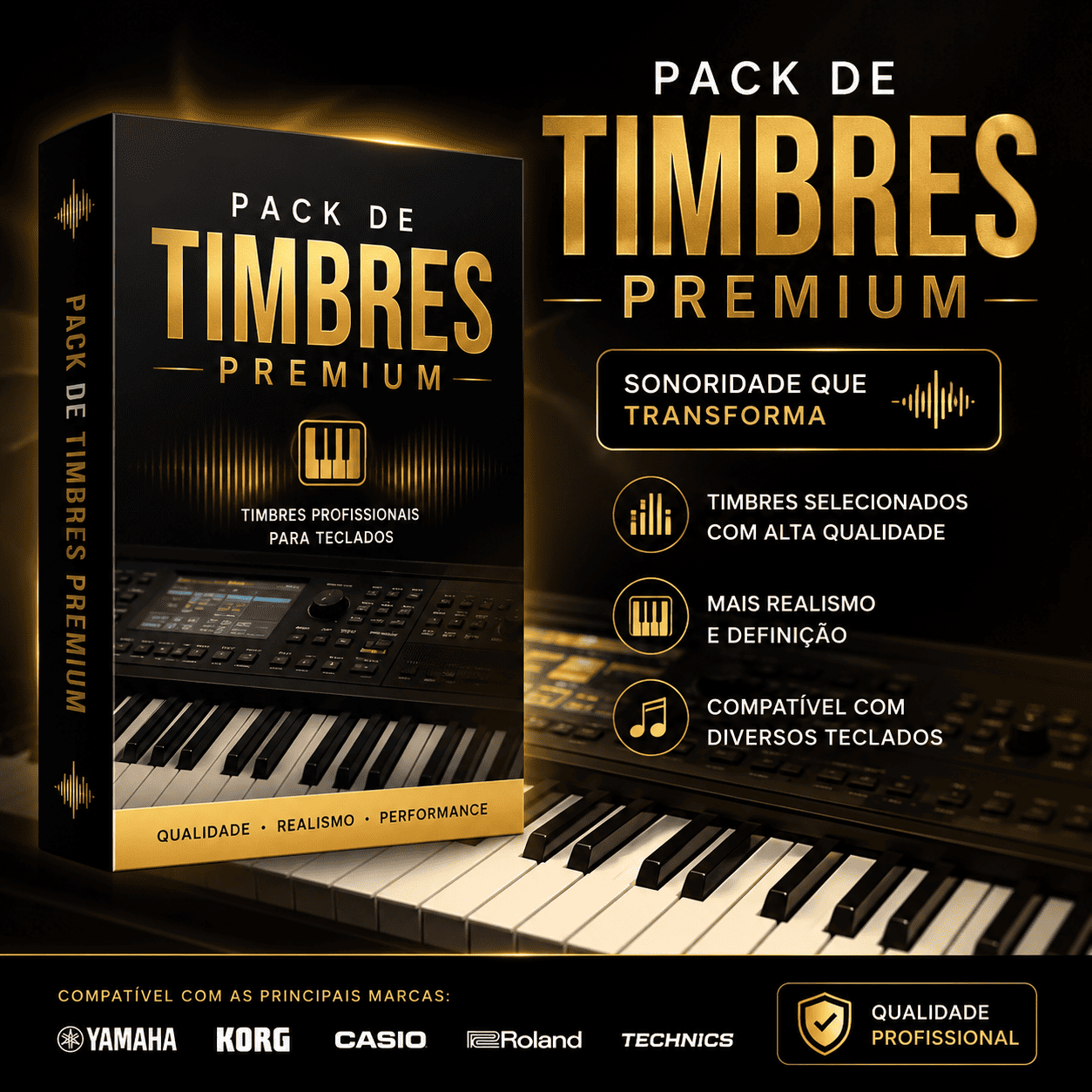 🎹 Pack de Timbres Premium