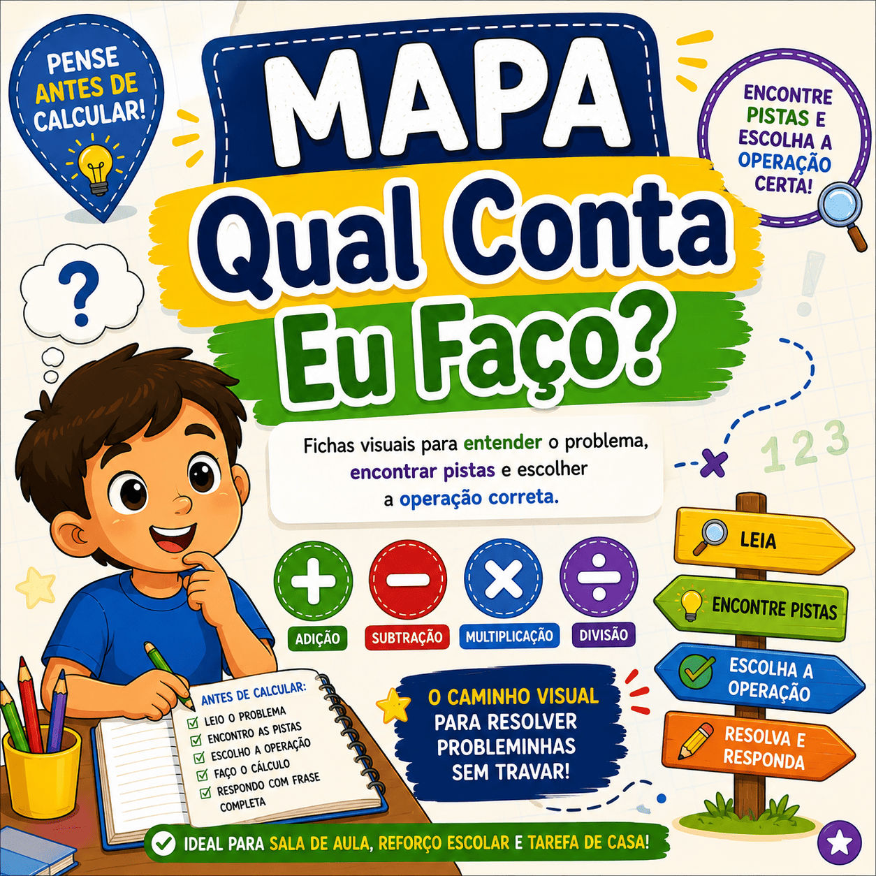 Mapa “Qual Conta Eu Faço?"