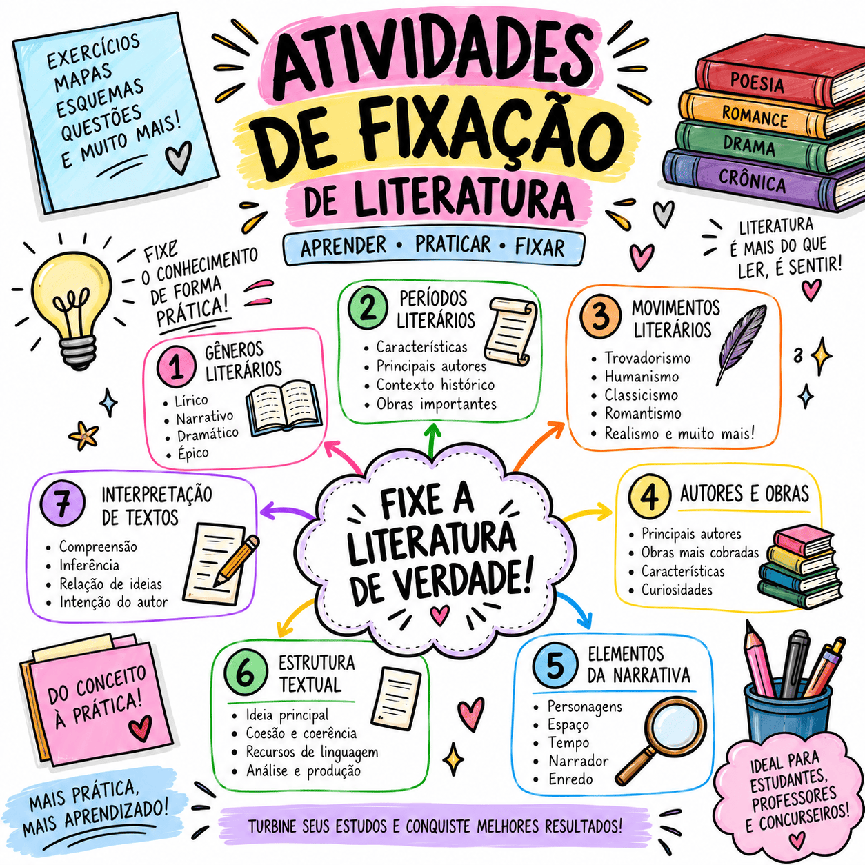 Atividades Fixação de Literatura