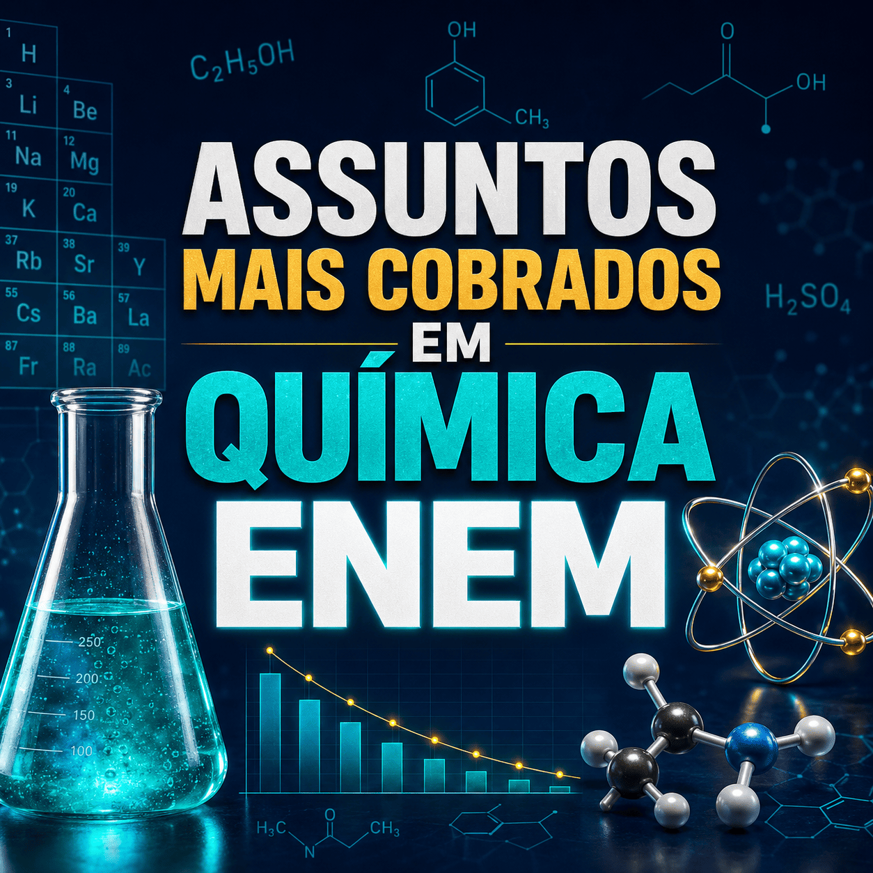 Assuntos Mais Cobrados em Química ENEM