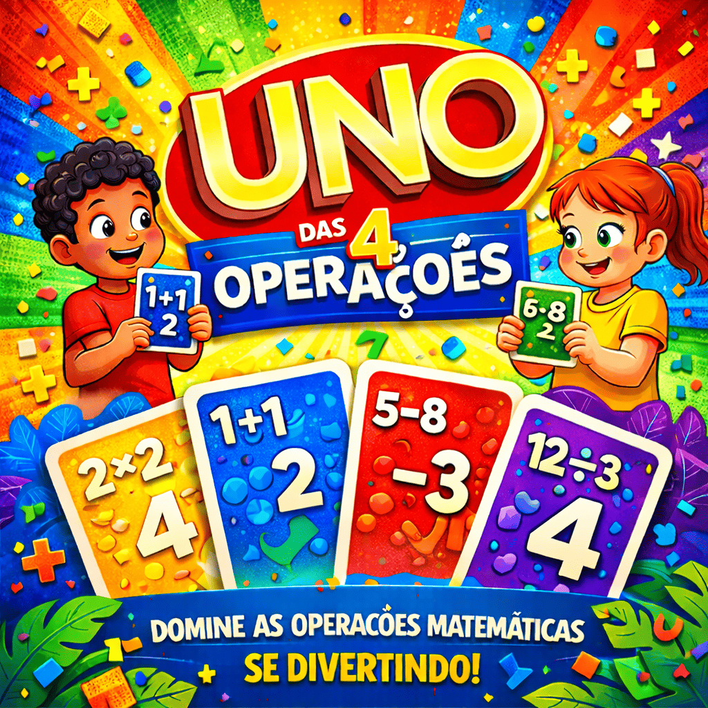 Jogo Uno das 4 Operações
