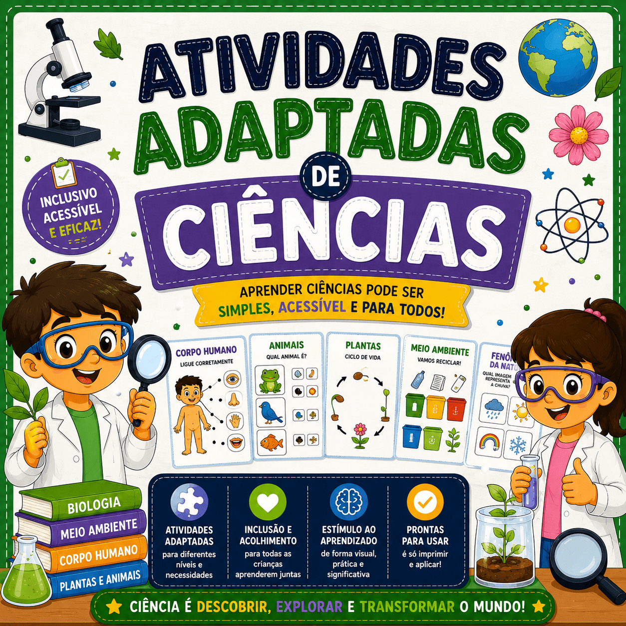 Atividades de Ciências Adptadas (Extra)