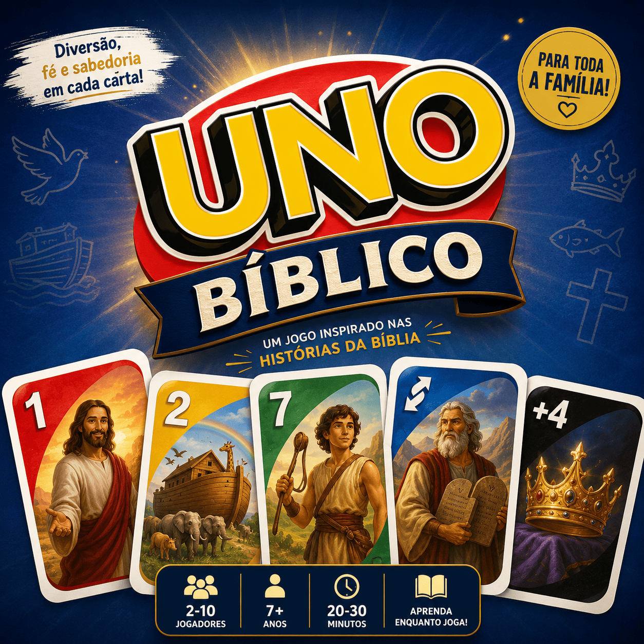Jogo Uno Bíblico 