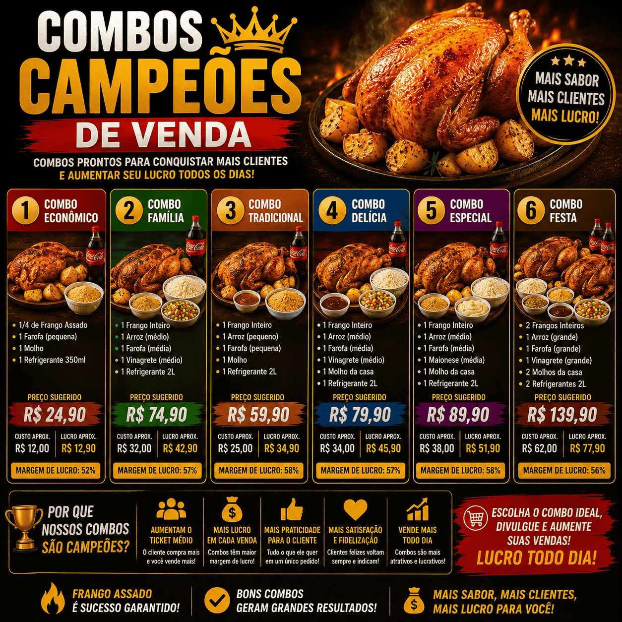 Combos campeão de Venda